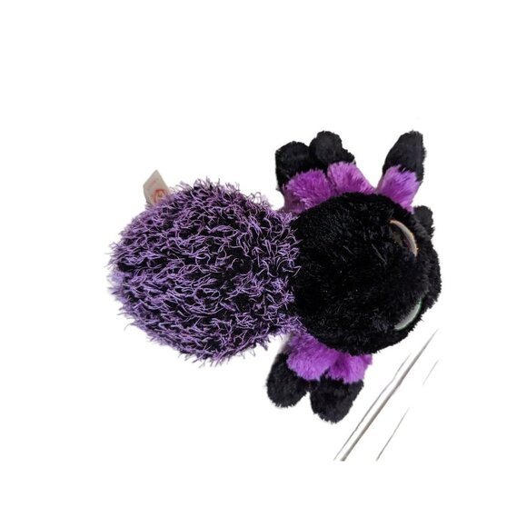 Ty Beanie Boos Creeper the Purple Black Spider  Plush Stuffed Animal 7" - Picture 4 of 7
